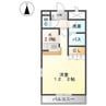 大分バス（大分市）/上餅田 徒歩3分 1階 築17年 1Kの間取り