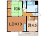 大分バス（大分市）/敷戸東 徒歩8分 2階 築52年 2LDKの間取り