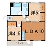 大分バス（大分市）/敷戸東 徒歩8分 1階 築52年 2LDKの間取り