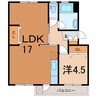 大分バス（大分市）/敷戸東 徒歩8分 1階 築52年 1LDKの間取り