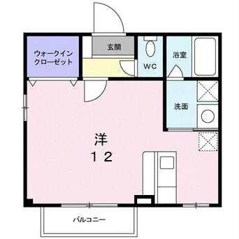 間取図 大分バス（大分市）/南太平寺入口 徒歩7分 2階 築15年