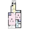 大分バス（大分市）/荏隈 徒歩9分 1階 築12年 1Kの間取り