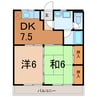 大分バス（大分市）/明磧 徒歩2分 2階 築38年 2DKの間取り
