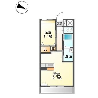 間取図 大分交通バス（大分市）/春日町 徒歩1分 5階 築7年