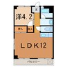 大分バス（大分市）/田中 徒歩2分 3階 築46年 1LDKの間取り
