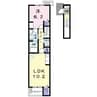 久大本線<ゆふ高原線>/古国府駅 徒歩17分 2階 築浅 1LDKの間取り