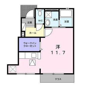 間取図 久大本線<ゆふ高原線>/南大分駅 徒歩15分 1階 築1年