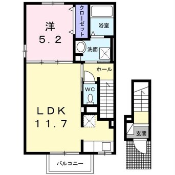 間取図 大分バス（大分市）/萌葱台 徒歩3分 2階 建築中