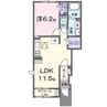 大分バス（大分市）/田原 徒歩5分 1階 1年未満 1LDKの間取り