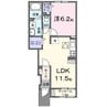 大分バス（大分市）/田原 徒歩5分 1階 建築中 1LDKの間取り