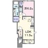大分バス（大分市）/田原 徒歩5分 1階 建築中 1LDKの間取り