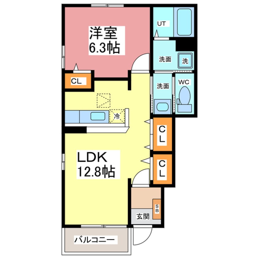間取図 カーサ・プラシード　Ⅰ