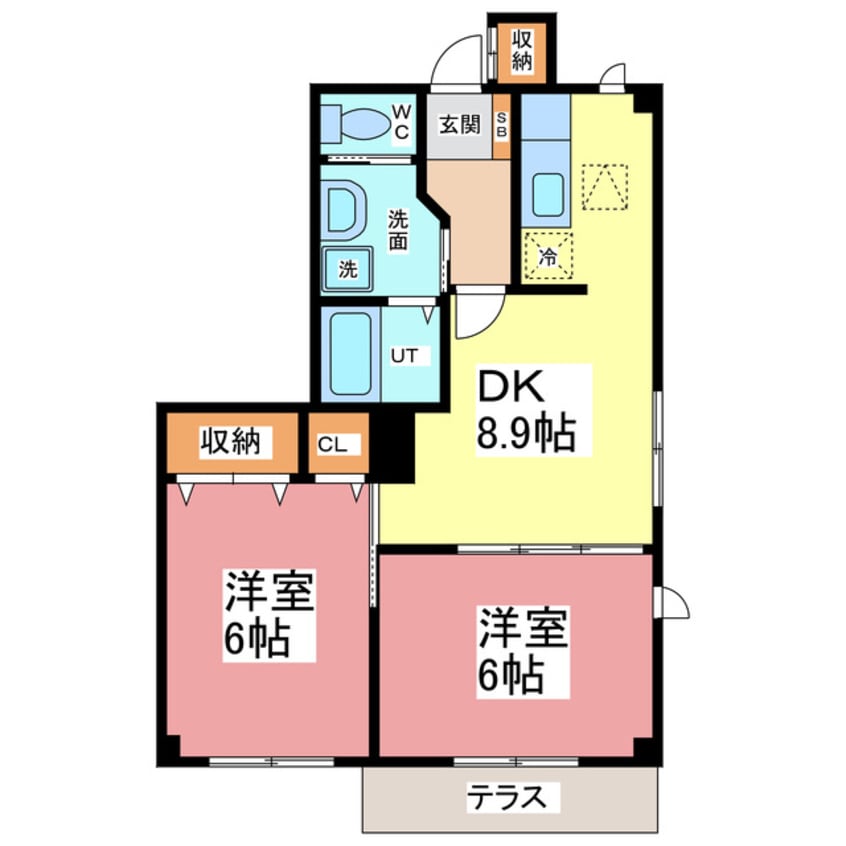 間取図 セントラル　ヴィレッジ　Ａ・Ｂ棟