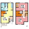 エスポアール・Ｔ 2LDKの間取り