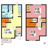 エスポアール・Ｔ 2LDKの間取り
