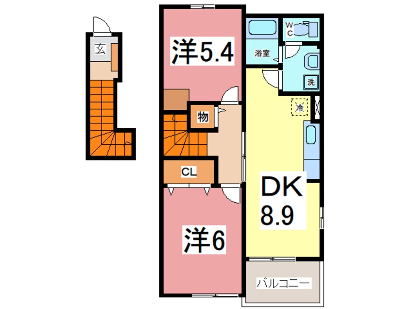 間取図 ウエストハウス21