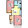 ピュアハイム　Ⅰ 2Kの間取り