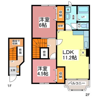 間取図 セーナ・ドルチェ　Ａ