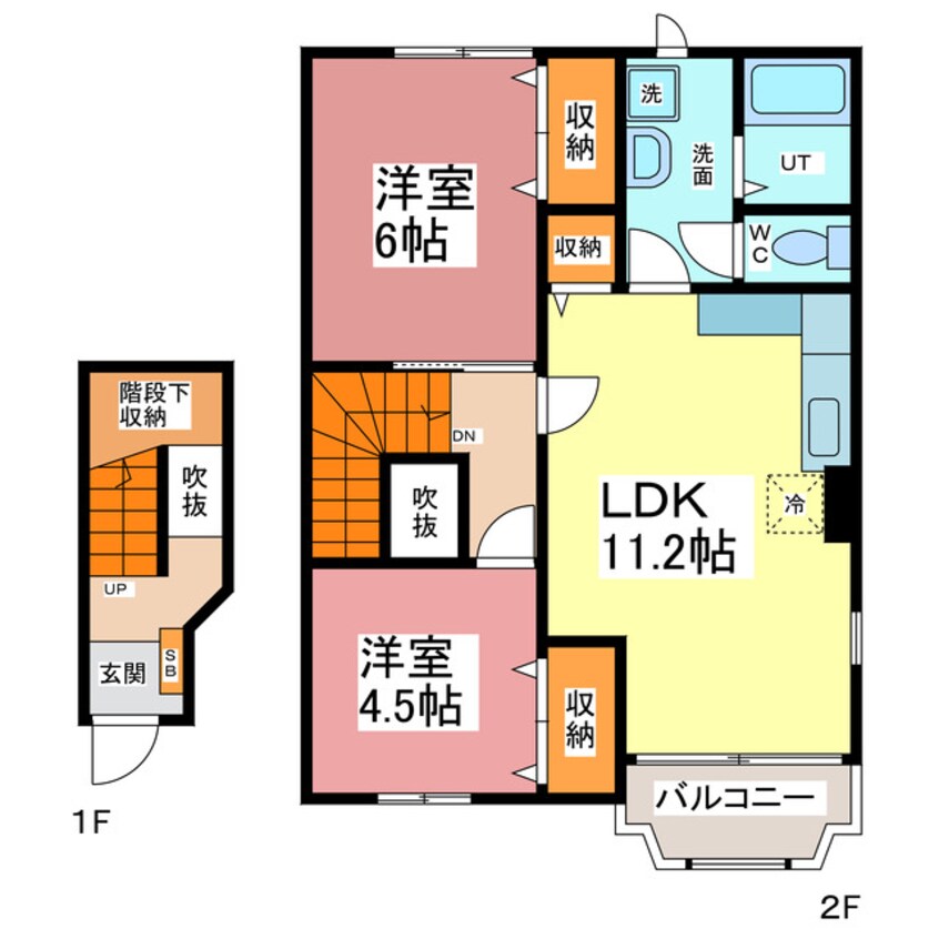 間取図 セーナ・ドルチェ　Ａ