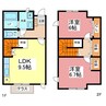 ハムレット 2DKの間取り