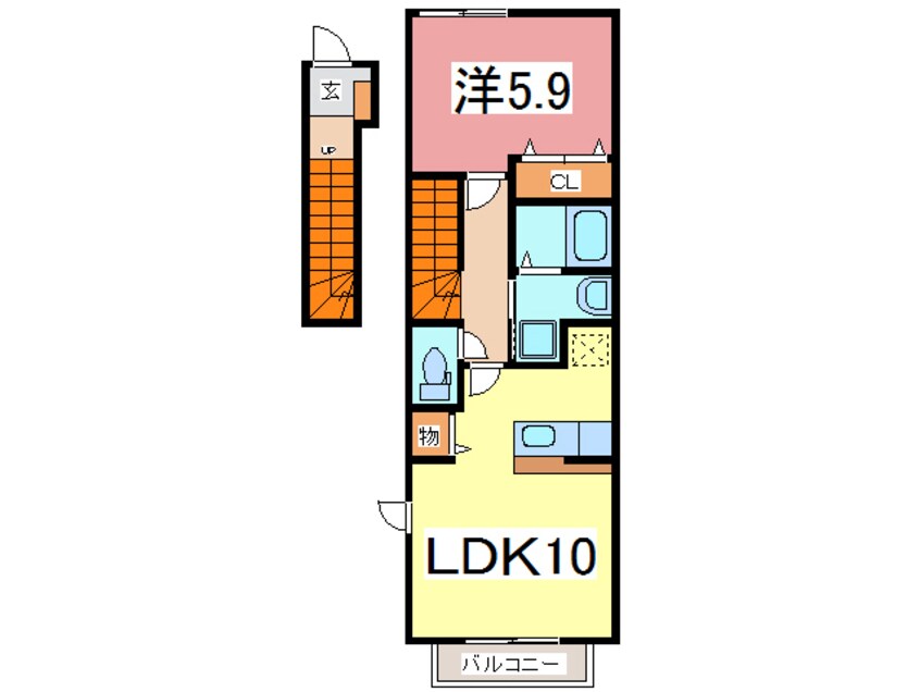 間取図 トレフル　Ａ棟