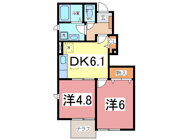 間取り図 ファミーユ千原