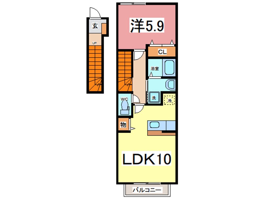 間取図 カサブランカ　Ｂ棟