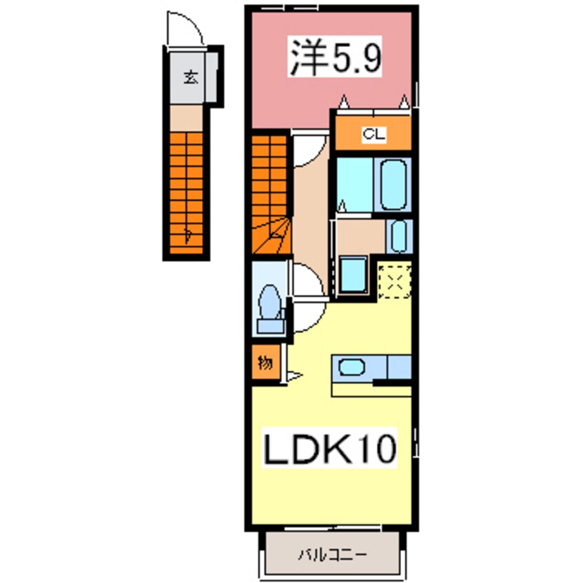 間取図 カサブランカ　Ｂ棟