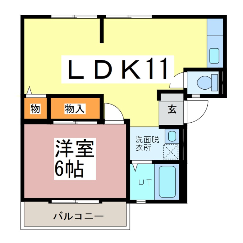 間取図 サンビレッジ国高　Ａ・Ｂ・Ｃ棟