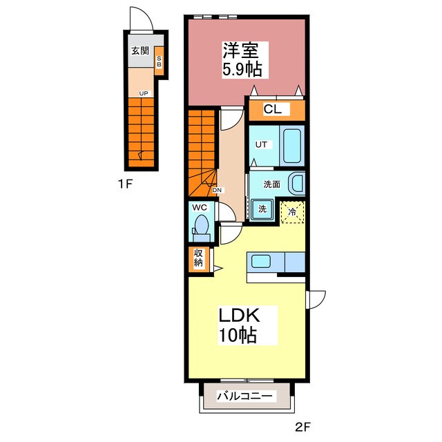 間取り図 サンハイムＦ