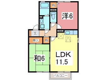 間取図 サンタビレッジ　Ｂ棟