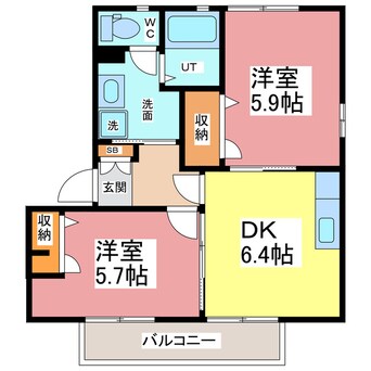 間取図 グレイスコートＫ