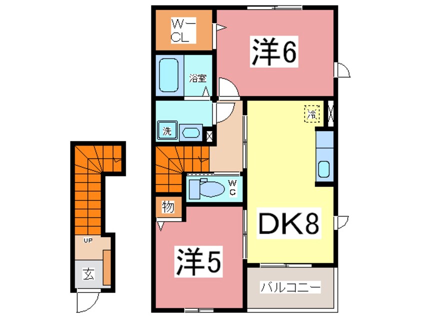 間取図 ヴィラ　サン　Ｃ