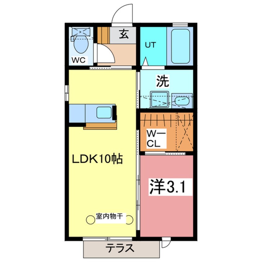 間取図 イーストビレッジ府中