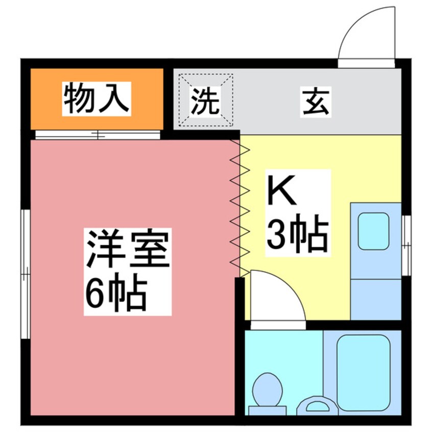間取図 ビレッジ国高　Ｂ棟