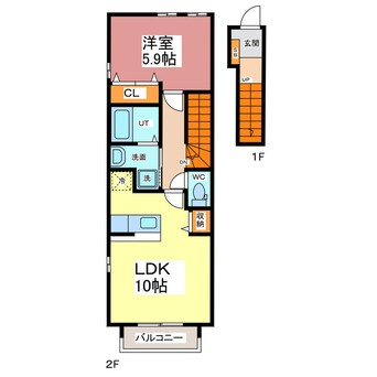 間取図 カサブランカ　Ｃ棟