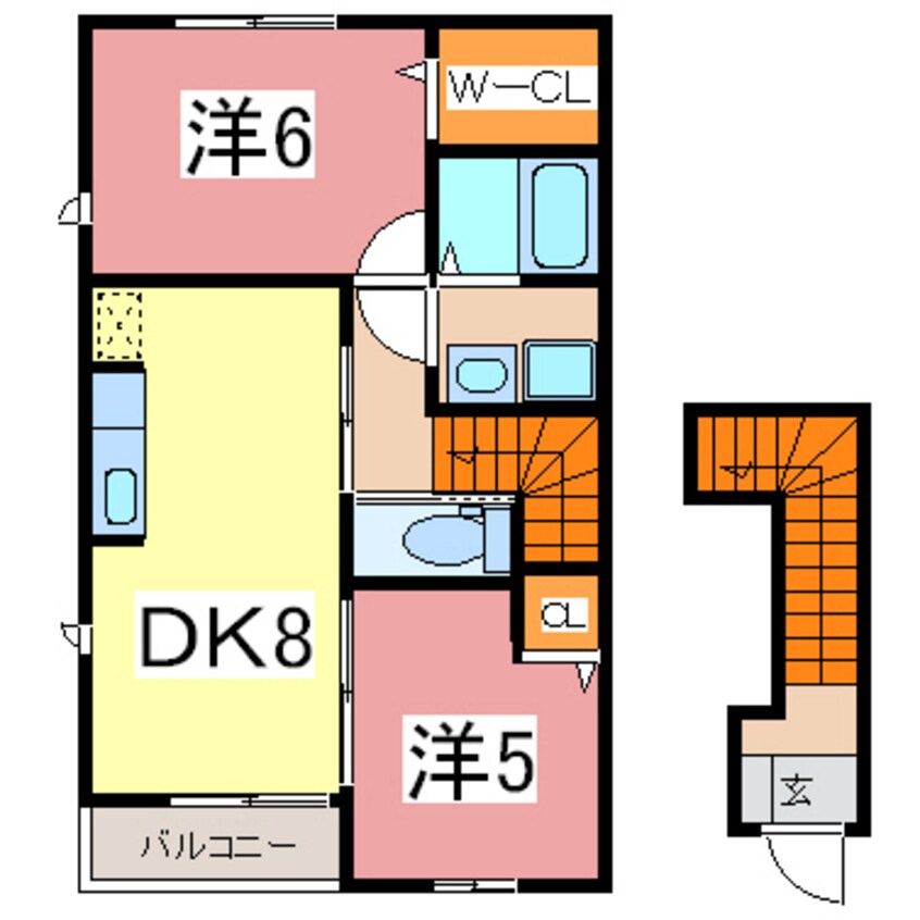 間取図 すずらん