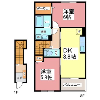 間取図 Ａｌｉｖｅ　ｉｔ　刻　Ⅱ