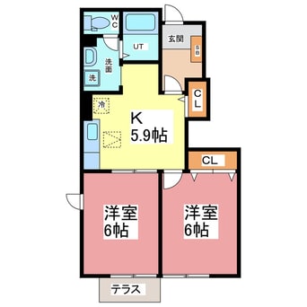 間取図 メゾン・パルテーノ　Ｃ棟