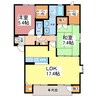 メゾンフォーレ･ＳＴ 2LDKの間取り