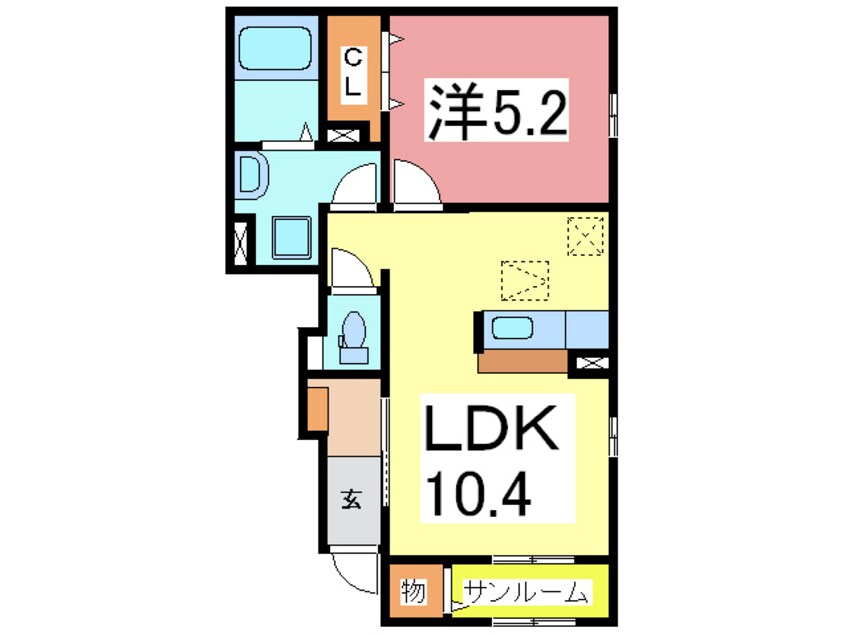 間取図 リシェル