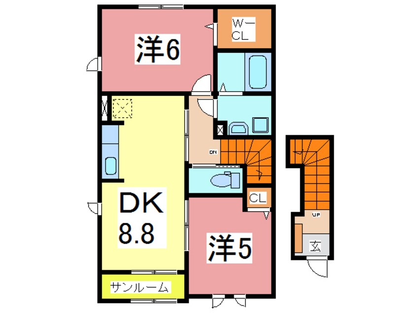 間取図 ノースコア北府　Ⅲ