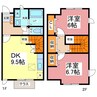 リリィホワイトⅠ 2DKの間取り