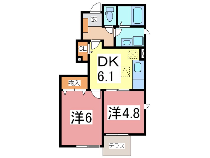 間取図 フランメゾン　４