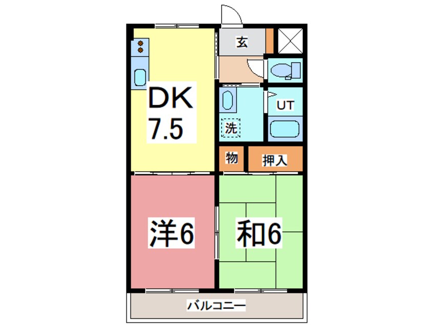 間取図 レジデンス家久