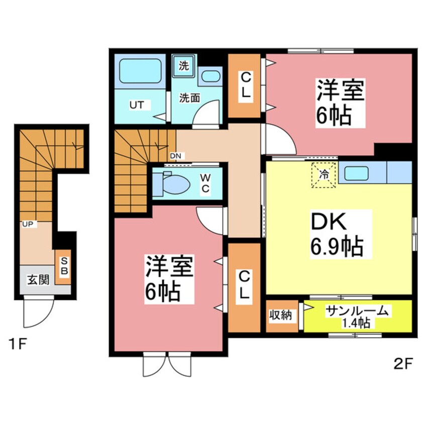 間取図 フローリッシュ・ヴィラ