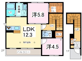 間取図 ローエル今宿Ⅱ