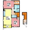 アーバン　エル　Ⅱ 2DKの間取り