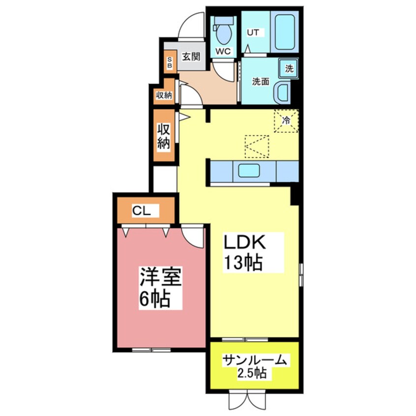 間取図 コンフォート・リブ