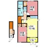 セブンヒル　Ⅲ 2LDKの間取り